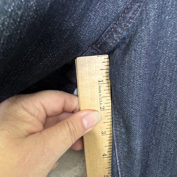 NYDJ Jeans Womens 22W Dark Wash Straight Plus Stretch Made in USA Denim Zip Fly - Picture 10 of 12